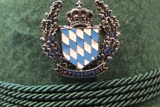 Bavarian Shield with Crown & Garland Oktoberfest Hat Pin picture