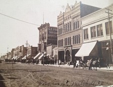 Vintage 1904 To 1910 Mitchell South Dakota 4 RPPC Postcards +1 Non RPPC 5 Total picture