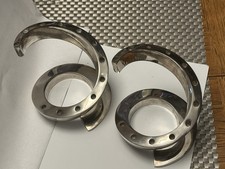 1st GEN 1960's DANSK Designs France Silver-Plate Helix Shaped 12 Candle Holders picture