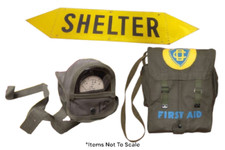 Vintage 1950's Canadian Civil Defense Kit picture