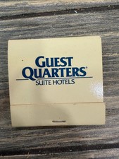 Guest Quarters Suite Hotels Vintage Blue Logo Standard Size Matchbook picture