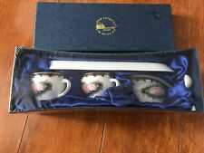 PRESENTTI Italy Style Miniature Gold Collection Fine Porcelain 4 Pc Set NEW BOX picture