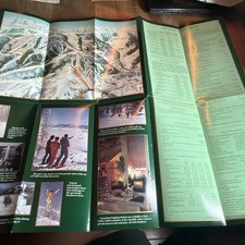 Vintage 1984 1985 Deer Valley Ski Brochure Map Park City Utah  picture