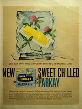 Vintage Print Ad 1958 Kraft's Parkay Margarine Sweet Chilled - Clover Stick Ice picture