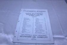 Vintage 1941 Copyright Standard Oil Company Engineering Bulletin picture