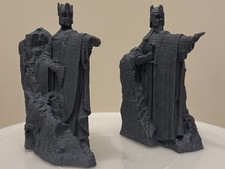 Lord of the Rings Argonath Bookends Set | 6” Tall Kings of Gondor Statues LOTR picture