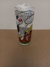 Vintage 1976 Looney Tunes Sylvester and Tweety Bird Pepsi Collector Series Glass picture