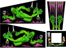 Creature From The Black Lagoon Pinball Machine CABINET Decal Set picture
