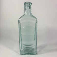 Original Antique Hood’s Sarsaparilla Compound Extract Glass Bottle Lowell Mass picture