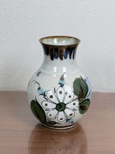 Vintage Signed Ken Edwards El Palomar Pottery Vase Mexican Tonala 8 inch picture
