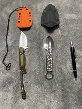 Two Very Nice Sharp Knives,EDC, neck knife, Camping, Survival picture