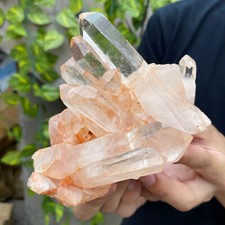 625g Natural Clear White Quartz Crystal Cluster Rough Healing Specimen picture