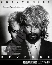 1986 Eurythmics Revenge Album Magazine Promo Ad 8x10 Photo picture