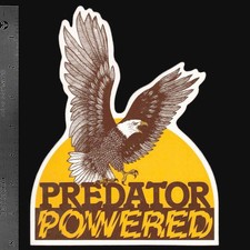 PREDATOR Powered - Carburetors - Orig. Vintage 1970's 80’s Racing Decal/Sticker picture