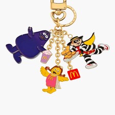 McDonald's McDonaldland Character Bag Charm Keychain -  Grimace - Hamburglar picture