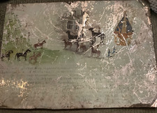 antique 19th c mexican retablo picture