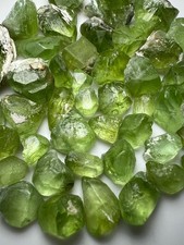 270 Carat Faceted cut Grade  Green Peridot Crystals From PAKISTAN picture