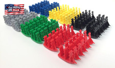 Napoleonic Miniature Navy Sailing Ships: Plastic Sailboat Figurines: Red, Blue, picture