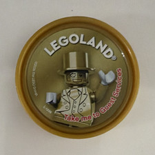 LEGOLAND Florida, Mr. Gold pop badge, very rare, brand new picture