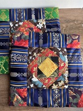 Vintage Russian Old Believer Prayer Mats Podruchnik Patchwork Set of 2 picture