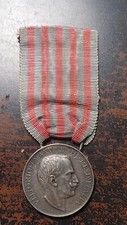 (1911-1912) Italy Libya Silver Campaign Medal with Original Ribbon          L020 picture