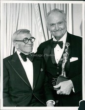 Red Skelton George Burns Golden Award Celebrity Host Press Vintage Photo 7x9 picture