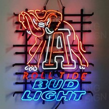 Alabama Roll Tide Beer Neon Sign 24