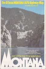 1979 Official State Issue Road Map of Montana picture