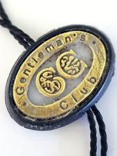Vintage Gentleman's Club GC Merchandise Tag Plastic Advertising Strip picture