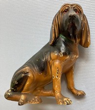 Antique Hubley Cast Iron Bloodhound # 387 Door Stop picture