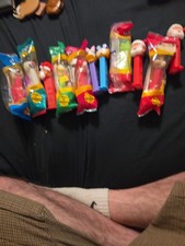 Lot of 11 Vintage Christmas Disney Hulk Santa Garfield Mickey mouse Jack PEZ picture