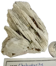 Chalcopyrite on Barite natural white crystal specimen with sparkling pyrite picture