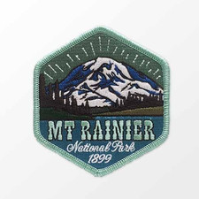 Mount Rainier National park  Patch Iron-On Applique Souvenir Gift picture