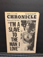 1966 June 6th National Star Chronicle Newspaper, Sophia Loren (VRN10G) picture