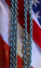 100 FT Cowboy Vaquero STRONG AMERICAN STEEL CHAIN For Bit &Spur Makers picture