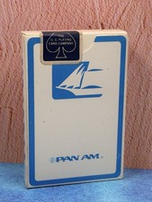 Sealed Vintage Pan Am Airlines Playing Cards Clipper Ship US Playing Cards Co. picture