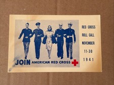 Vintage American Red Cross 1941 Postcard - Chicago St. Paul Pacific Railroad Co picture