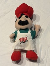 Vintage 1998 Tony's Pizza Service Man Plush 12