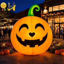 10FT Giant Halloween Inflatable Pumpkin Large Outdoor Decoration  picture