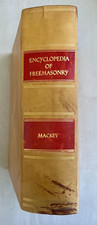 1874 Encyclopedia of Freemasonry by Albert G. Mackey  - rebound in calf leather picture