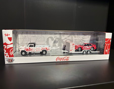 Coca-Cola M2 Machines Diecast Set Ford F-100 Ranger 4x4 & Mustang GT Trailer picture