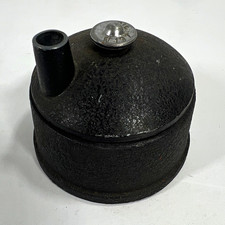 Vintage Dell No. 1 Black Metal Dome Pencil Sharpener w/ Shavings Container Draft picture