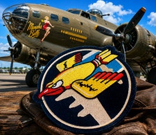 USAAF 91ST BOMB GROUP SQUADRON PATCH- MEMPHIS BELLE GROUP picture