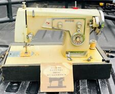 Vintage Sewing Machine Kenmore Model 605 Sears Roebuck Portable With Case WORKS picture