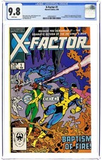X-Factor 1D CGC 9.8 1986 4785762017 1st app. X-Factor picture