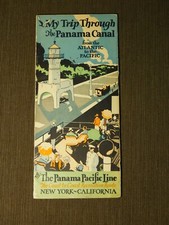 VINTAGE 1932 MY TRIP THROUGH THE PANAMA CANAL BROCHURE BOOKLET picture