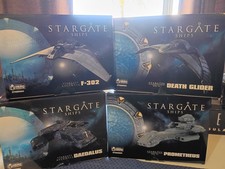 Hero Collector Stargate SG-1 Ship Models Lot: F-302, Death Glider, Daedalus picture