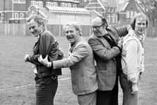 Comedians Eric Morecambe Ernie Wise Hammersmith grounds Euston Fi- 1978 Photo 3 picture