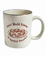 Vtge’ SEARS FINE FOOD~WORLD FAMOUS 18 SWEDISH PANCAKES COFFEE MUG San Francisco picture