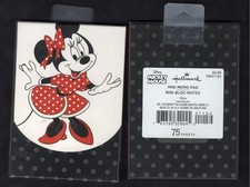 2 Minnie Mouse Mini memo pad note pad Disney 3x4 New Unused picture